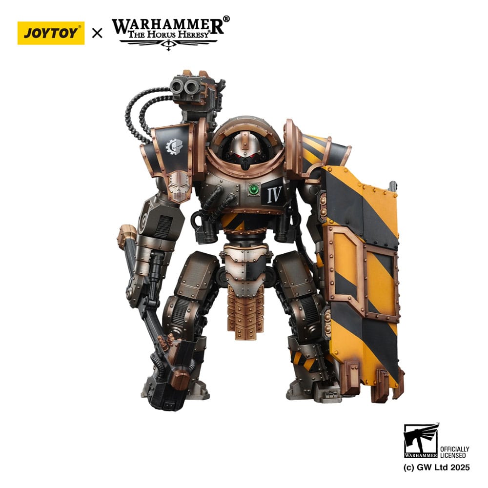 Warhammer The Horus Heresy Action Figure Iron Warriors Iron Circle Domitar-Ferrum Class Battle-automata with Karceri Battle Shield 24 cm