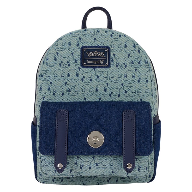 Pokemon by Loungefly Mini Backpack Faux Denim
