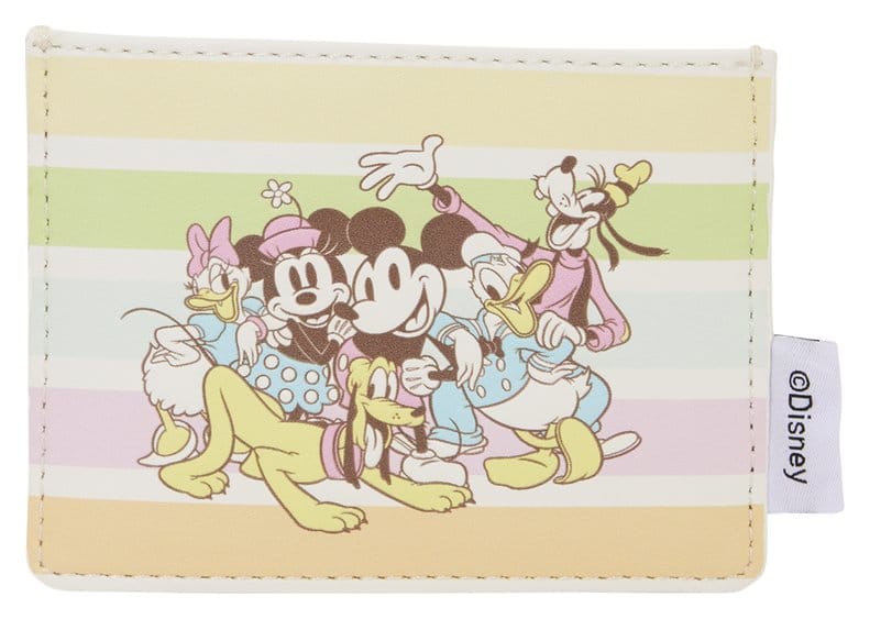 Disney by Loungefly Cardholder Mickey and Friends Rainbow Stripes