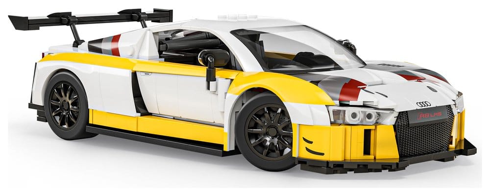 Hot Wheels Elite Mattel Brick Shop Building Set 1/16 '15 Audi R8 LMS