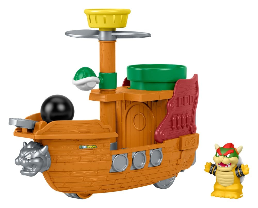 My Mario Little People Playset Bowser's Airship