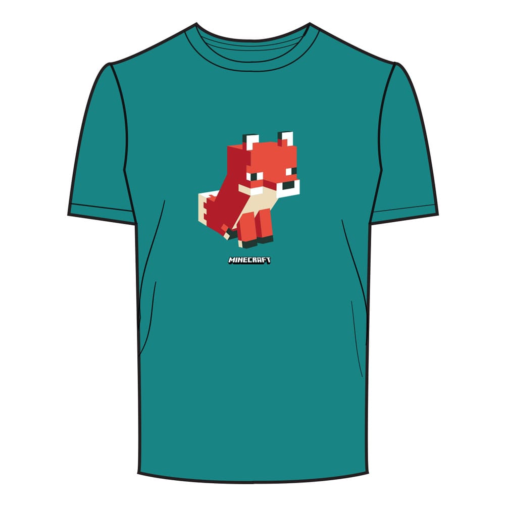 Minecraft T-Shirt Simple Fox Size M