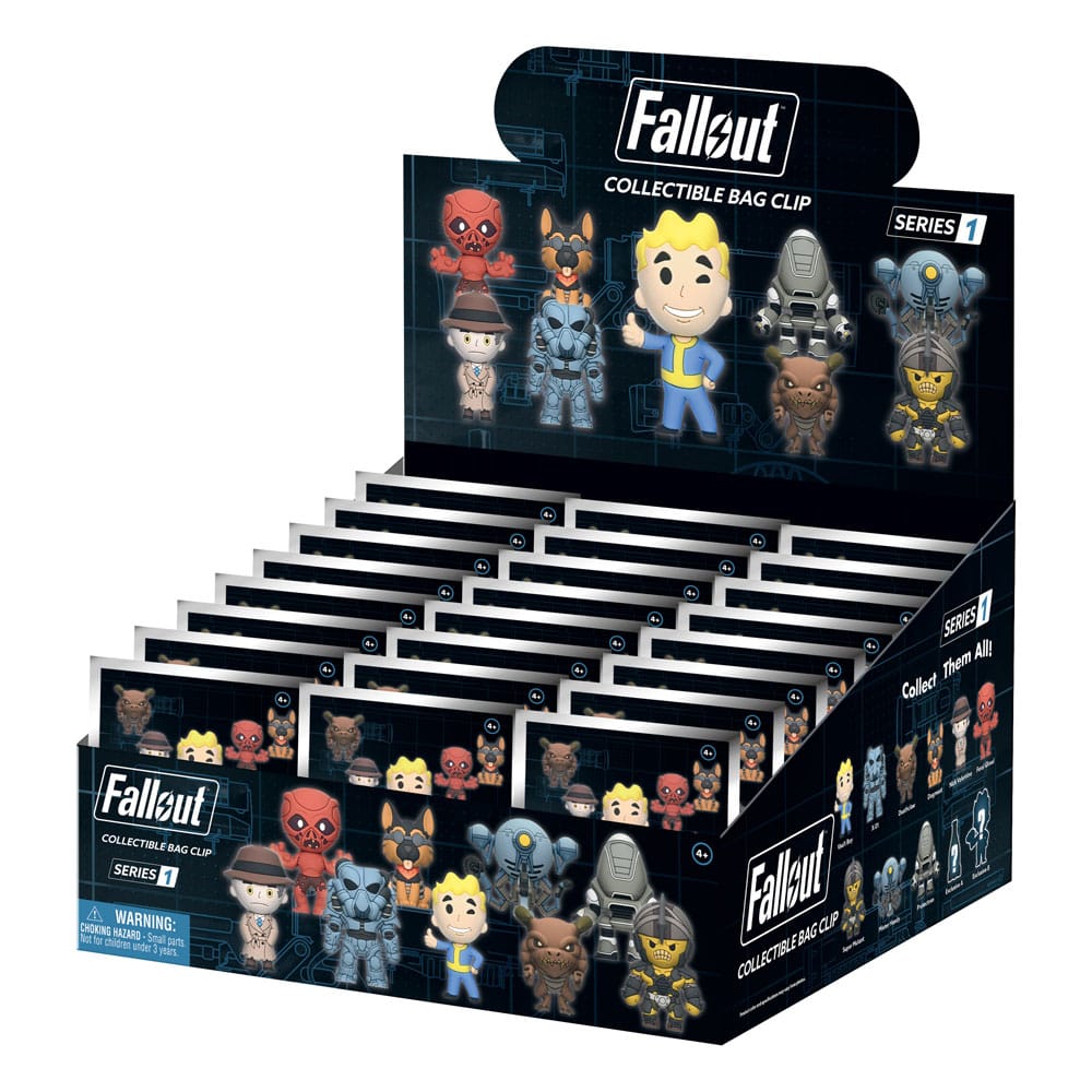 Fallout 3D Foam Bag Clips Series 1 Display (24)