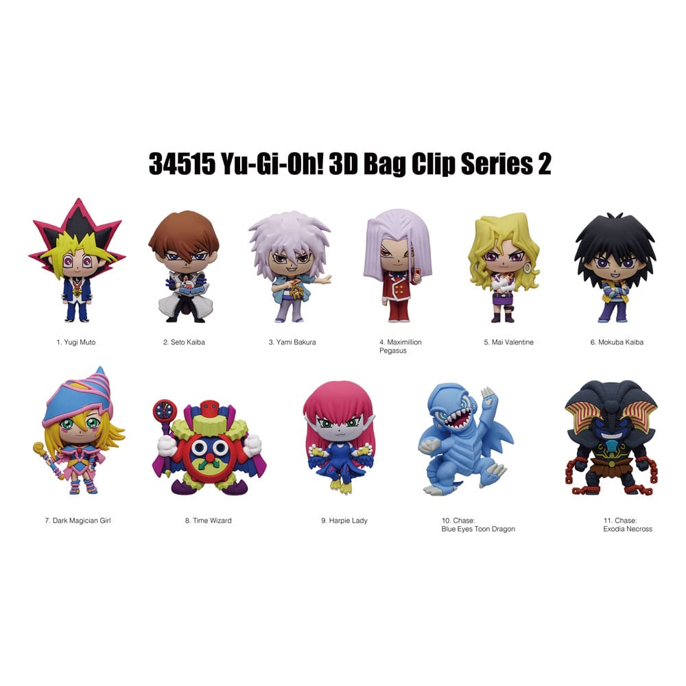 Yu-Gi-Oh PVC Bag Clips Series 2 Display (24)