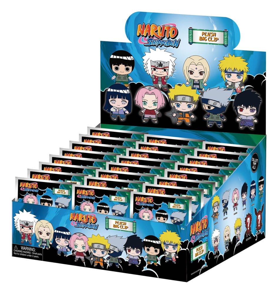 Naruto Plush Bag Clips Display (24)