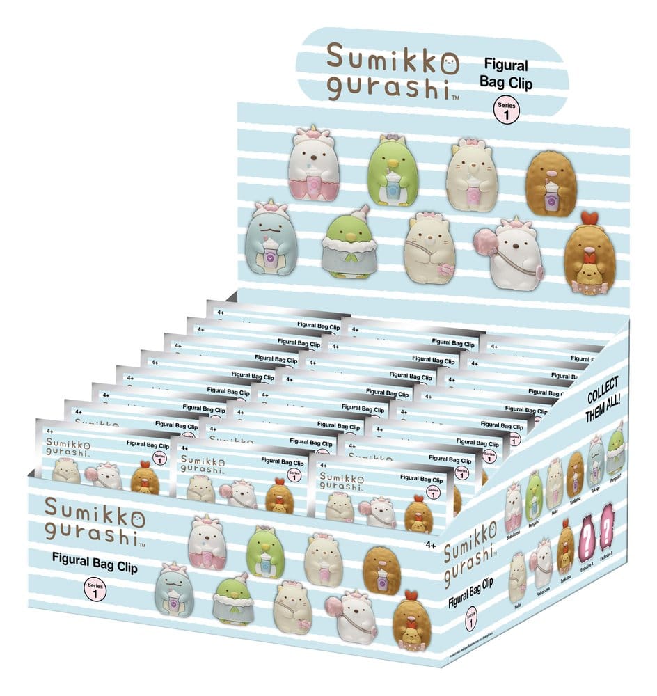 Sumikko Gurashi 3D PVC Bag Clips Series 1 Blind Bag Display (24)