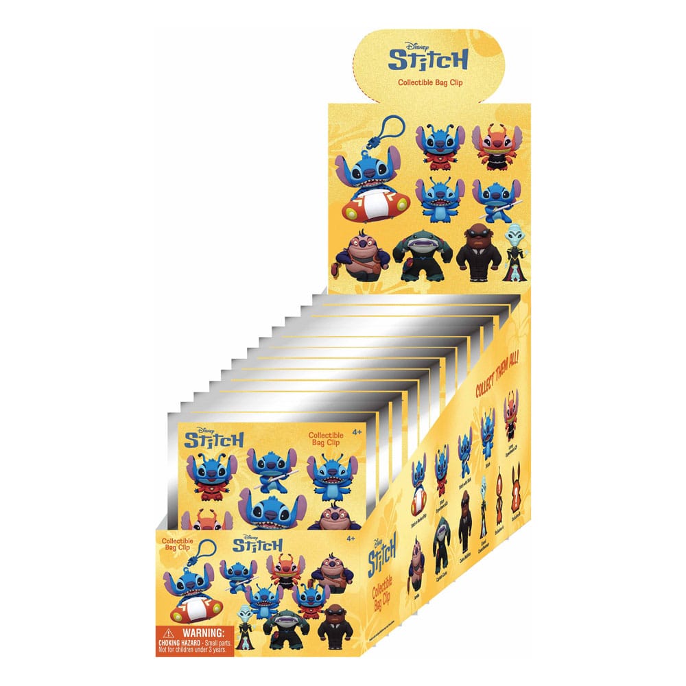 Lilo & Stitch 3D Foam Bag Clips Stitch in Space Display (24)