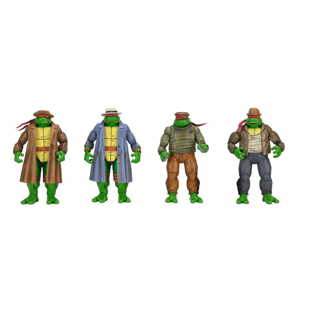 Teenage Mutant Ninja Turtles Action Figure 4 Pack Gangster Turtles 18 cm
