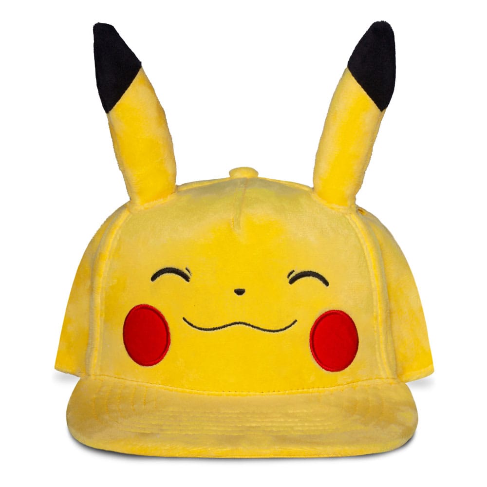 Pokemon Snapback Cap Smiling Pikachu