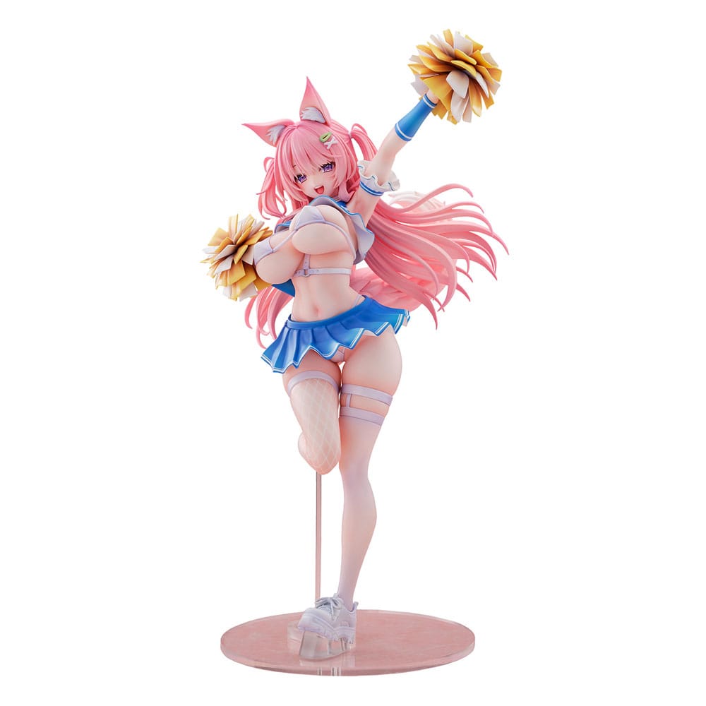 Original Character Statue 1/5 Kemomimi Cheer Girl illustration by Yatanuki Kei DX Version 35 cm