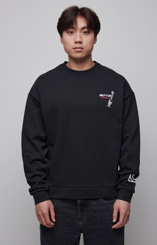 Naruto Shippuden Sweatshirt Graphic Black Size L