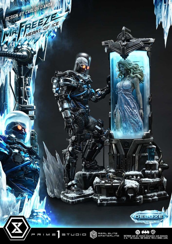 DC Comics Real Elite Masterline Series Statue 1/3 Batman (Comics) Mr. Freeze Heart of Ice (Design by Carlos D'Anda) Deluxe Version 82 cm