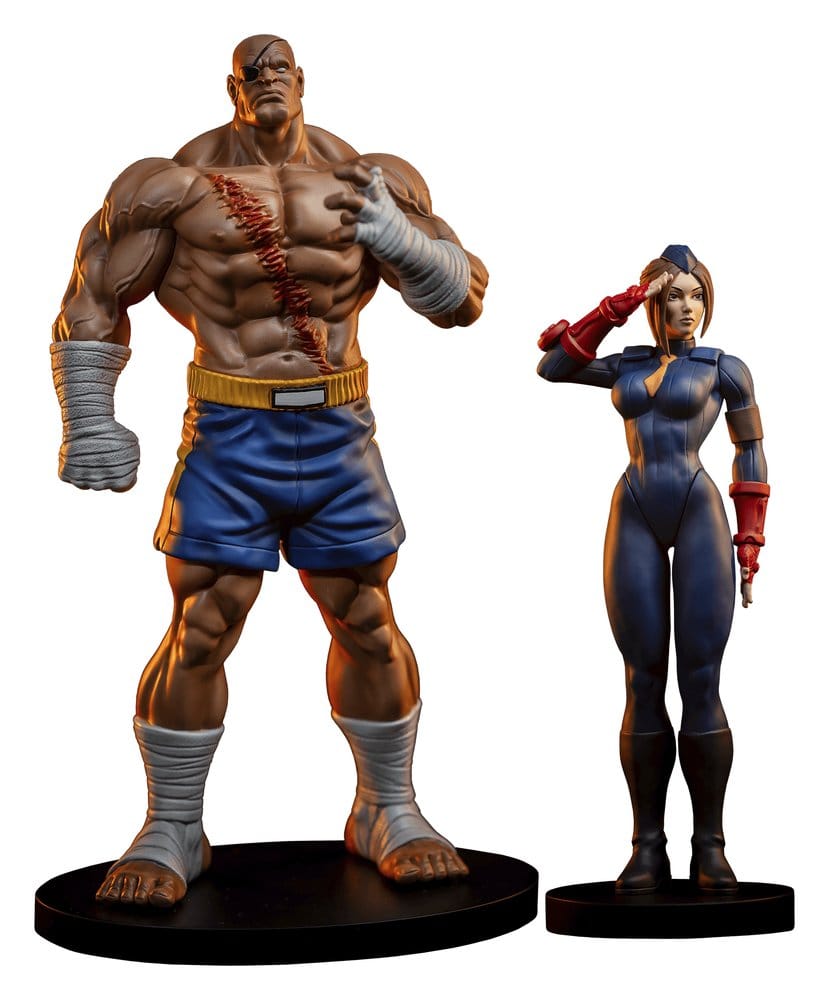 Street Fighter Street Jam Statuen 1/10 Sagat & Juli 24 cm
