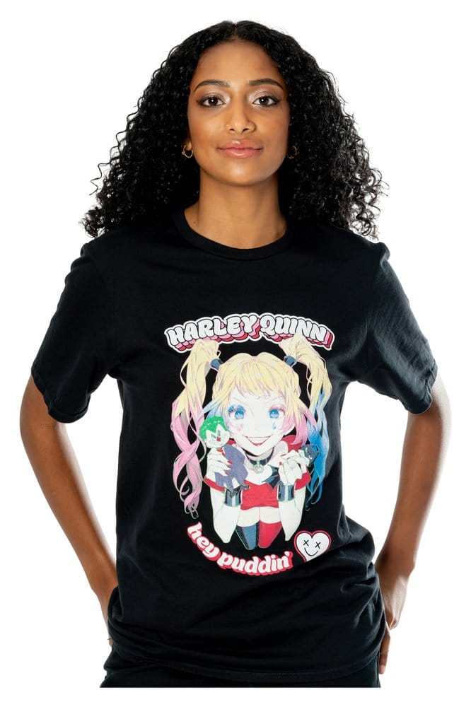 DC T-Shirt Harley Quinn Anime Puddin' Size M
