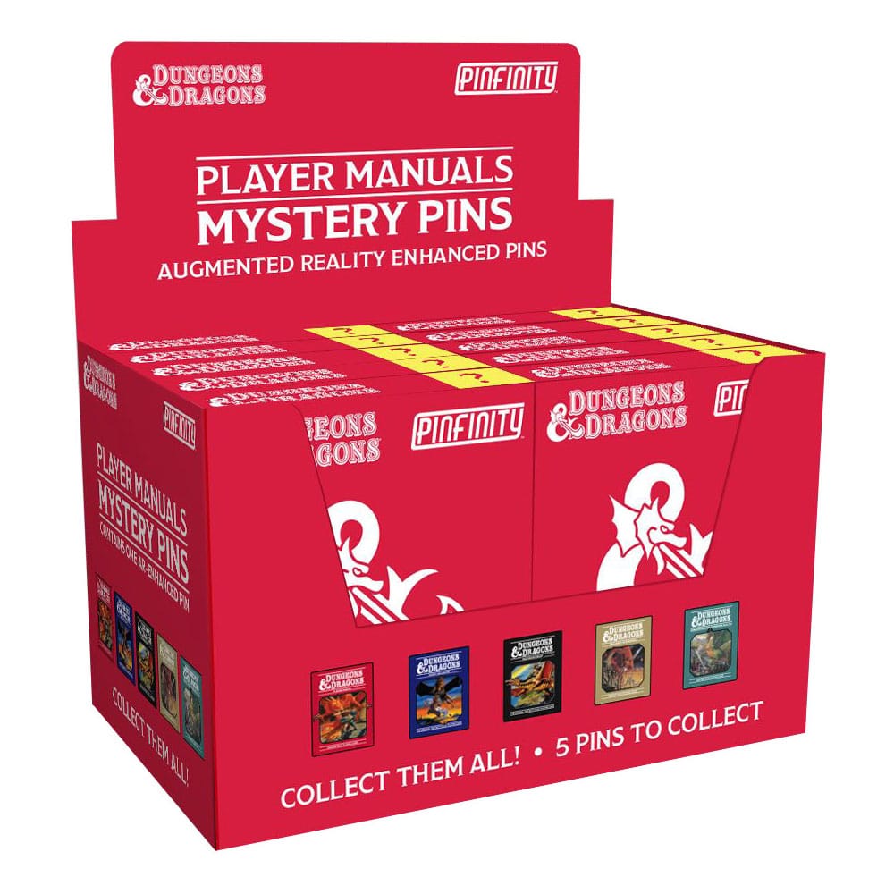 Dungeons & Dragons Blind Box Mystery Player's Handbook Pin Assortment