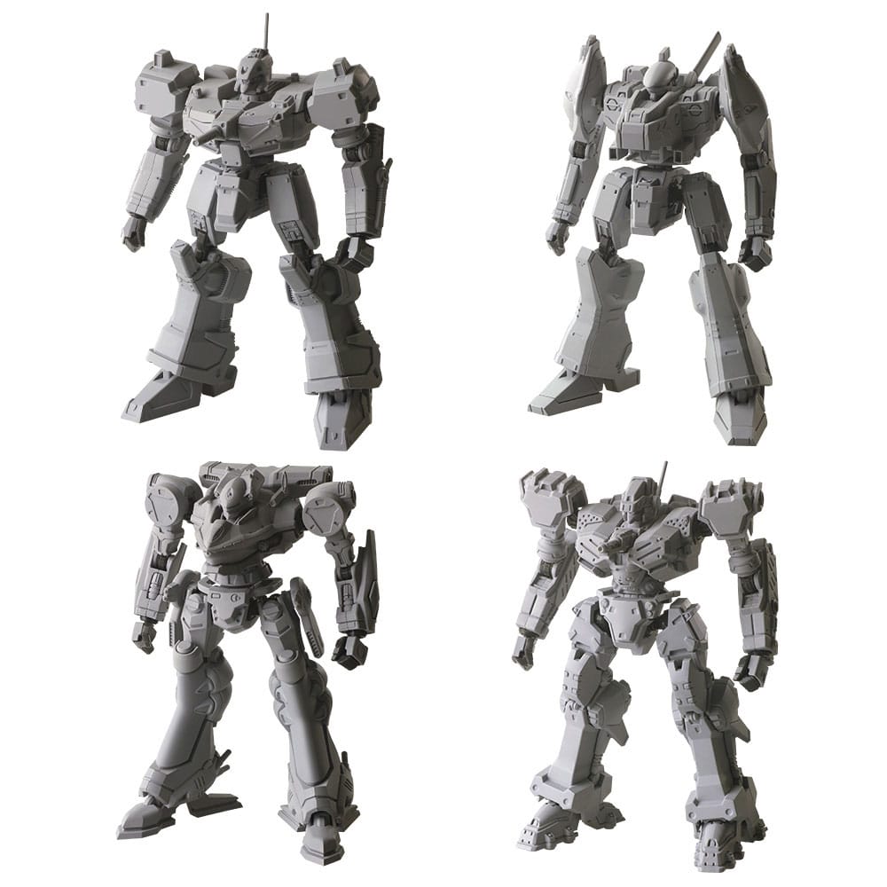 Armored Core Structure Arts Plastic Model Kits 4-Pack Series 1