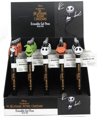 Nightmare Before Christmas Erasable Gel Pen Characters Display (30)