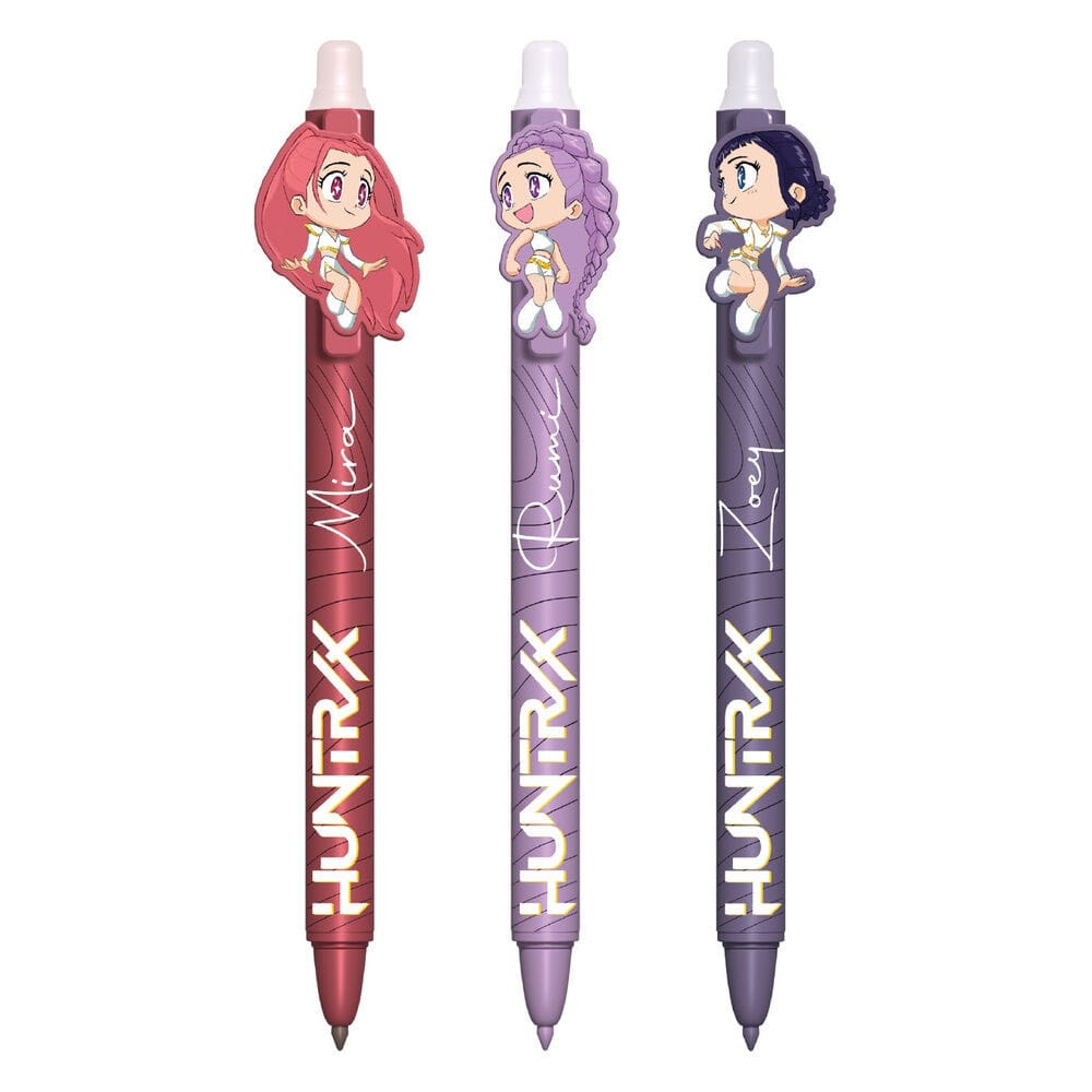 KPop Demon Hunters Gel Pens 3-Pack Erasable