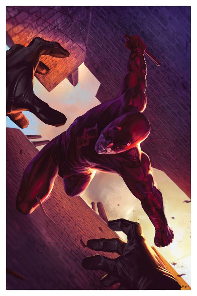 Marvel Art Print Daredevil: The Man Without Fear 60 x 41 cm - unframed