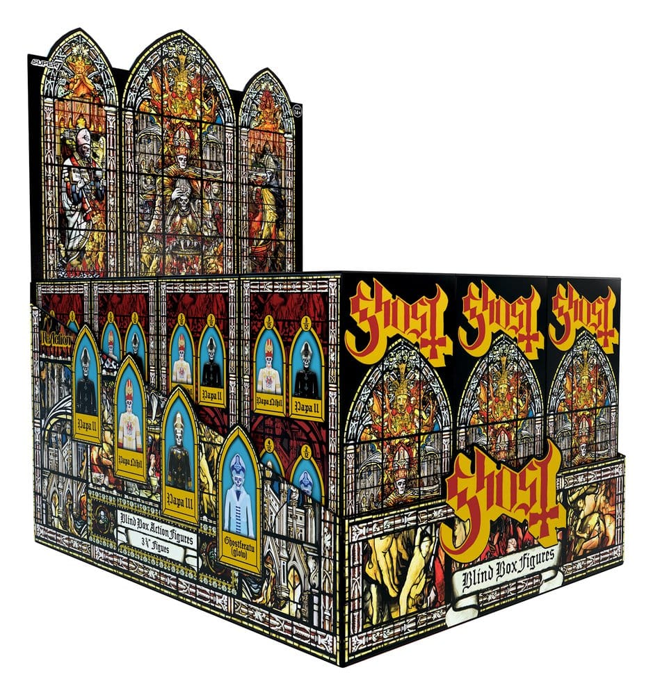 Ghost ReAction Action Figures Wave 01 Blind Box 10 cm Display (12)