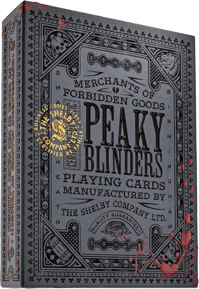 Peaky Blinders Playing Cards Forged In Smoke and Blood