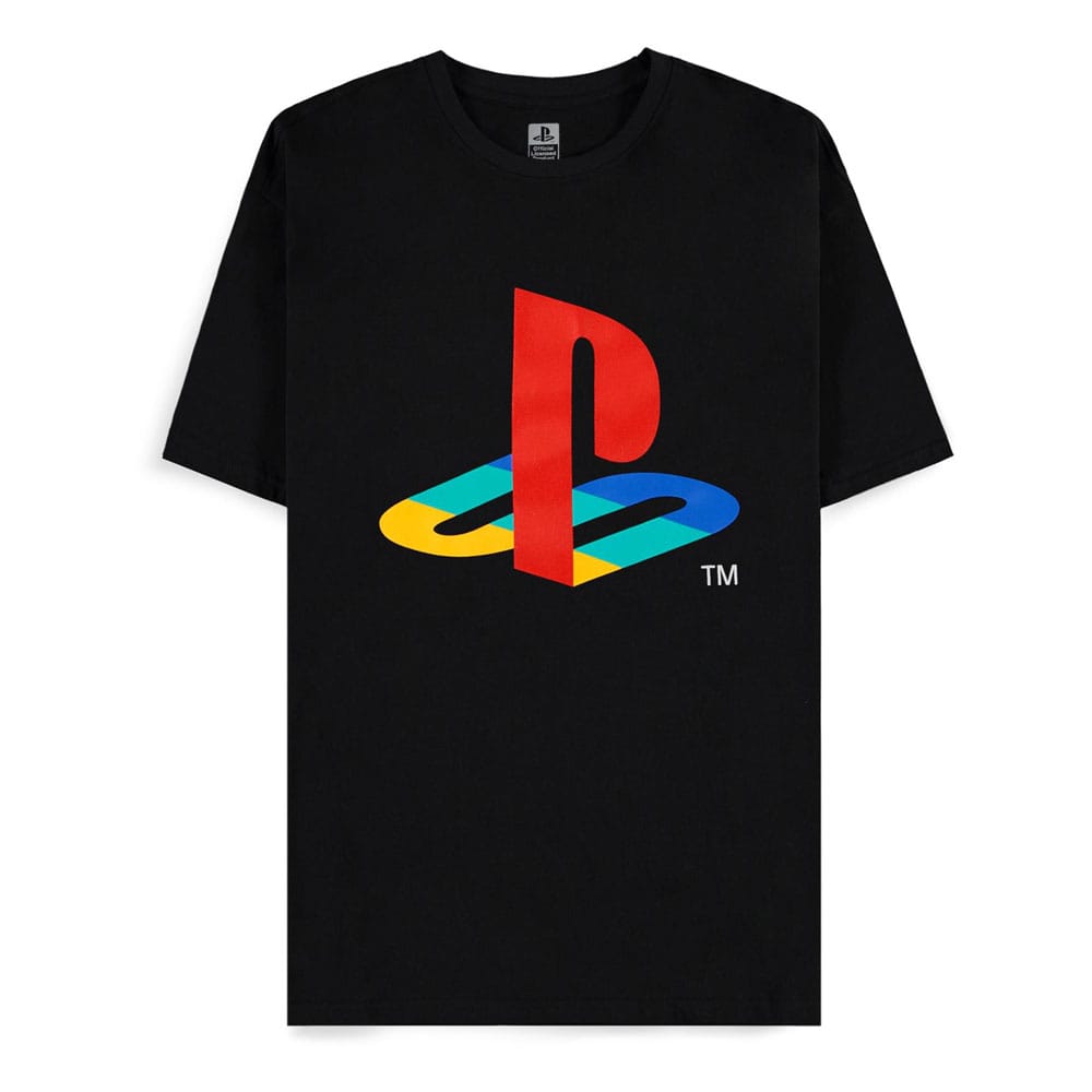 PlayStation T-Shirt Logo Black Size L
