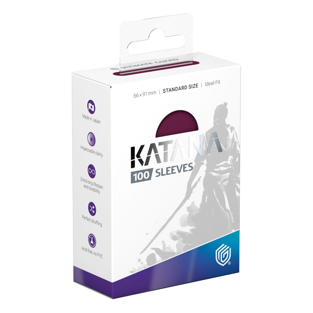 Ultimate Guard Katana Sleeves Standard Size Radiant Plum (100)