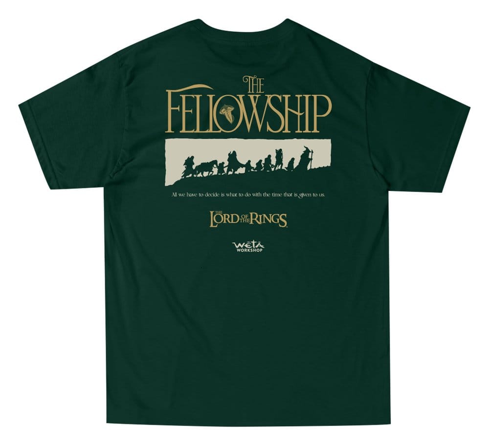 The Lord of the Rings T-Shirt The Fellowship / Green S