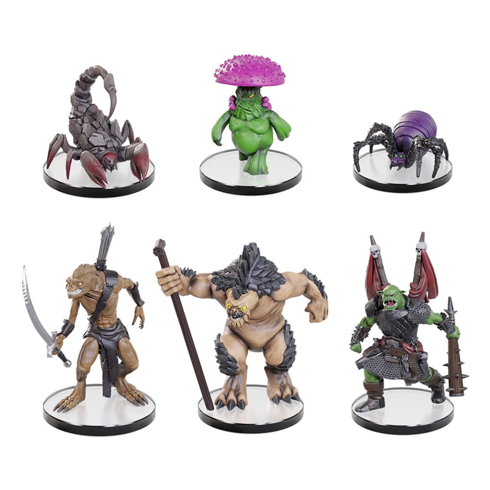 Pathfinder Battles pre-painted Miniatures 6-Pack Cave Lurkers Boxed Set