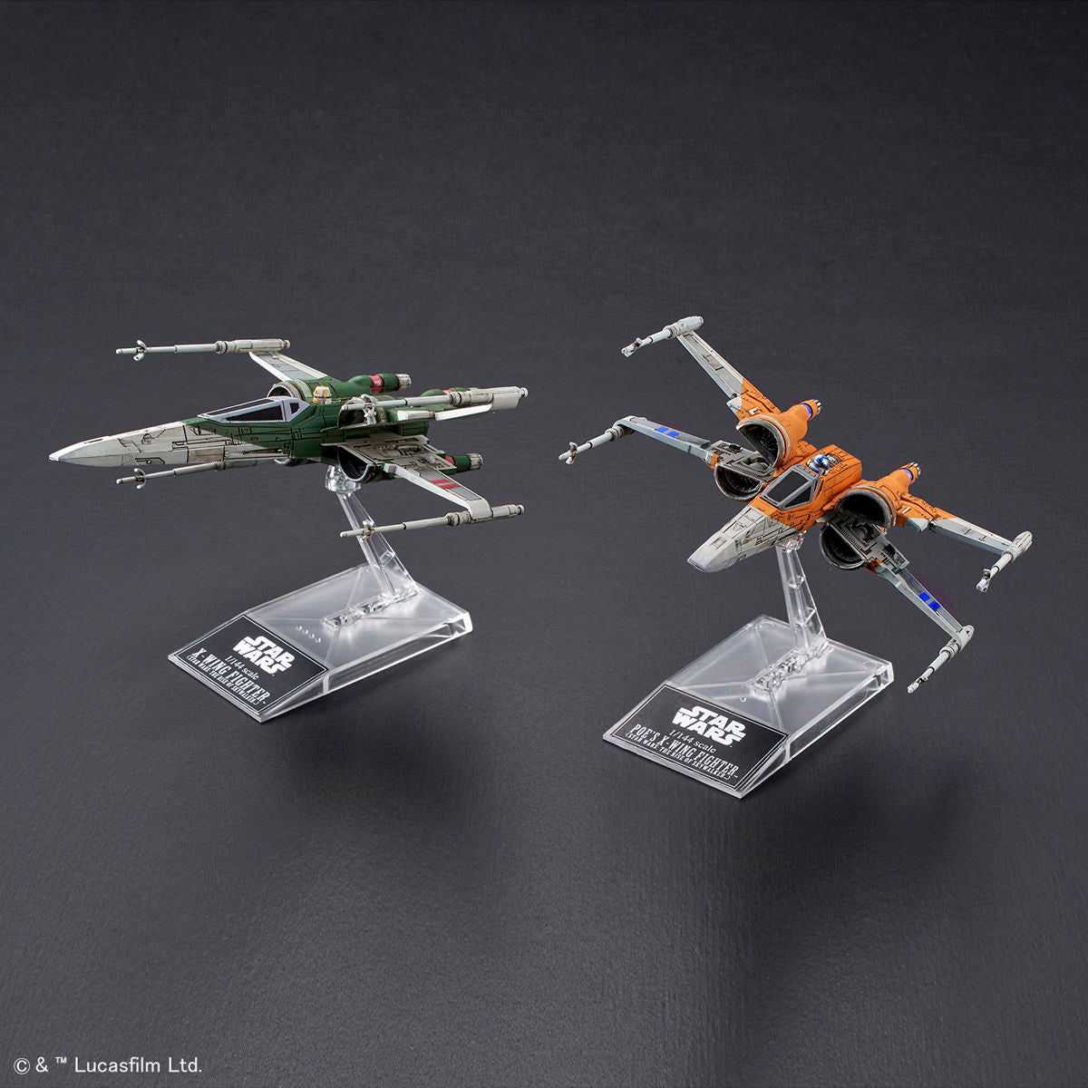 1/144 X-Wing Fighter Poe's X-Wing Fighter & X-Wing Fighter (Star Wars: The Dawn of Skywalker)