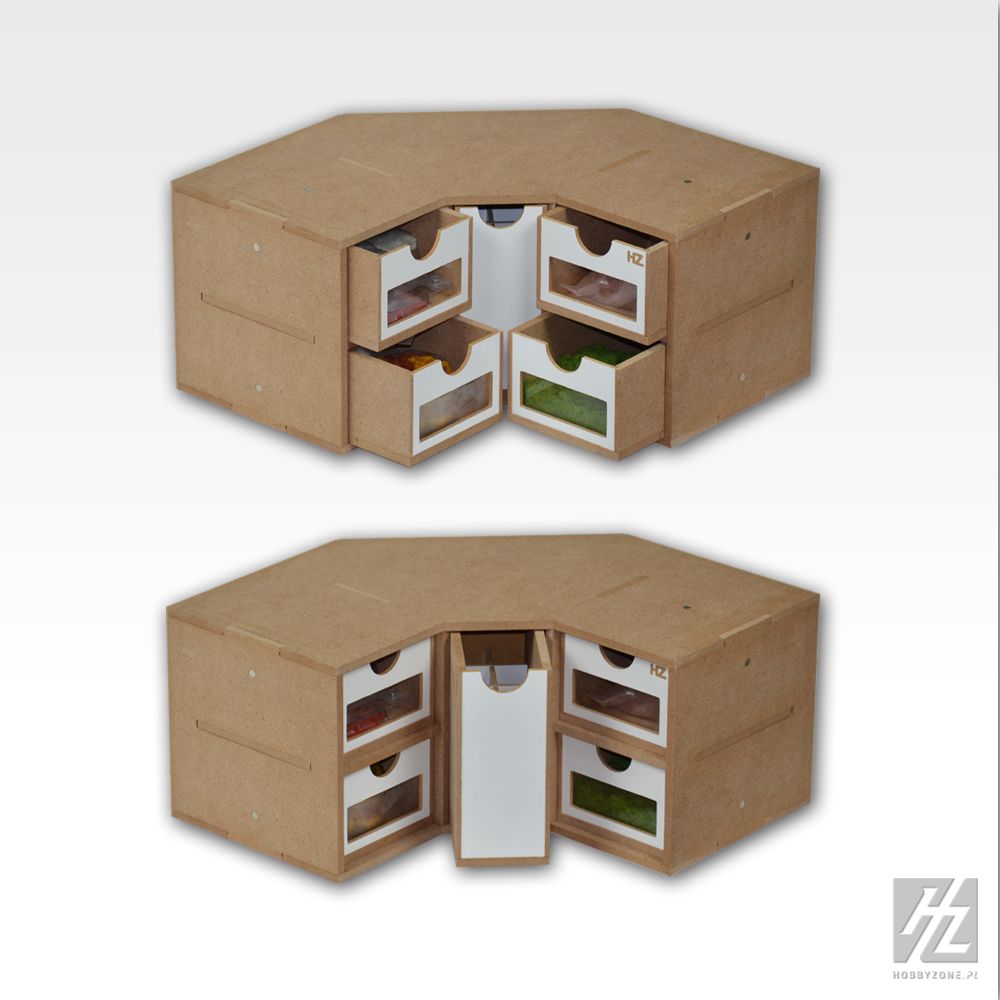 HobbyZone OM03 Drawers Module - Hjørne Skuffe Modul