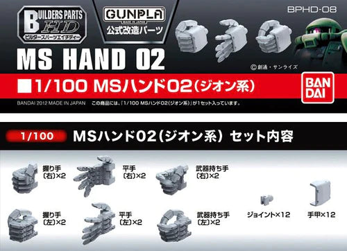 Builders Parts 1/100 HD-08 Zeon MS Hand 02