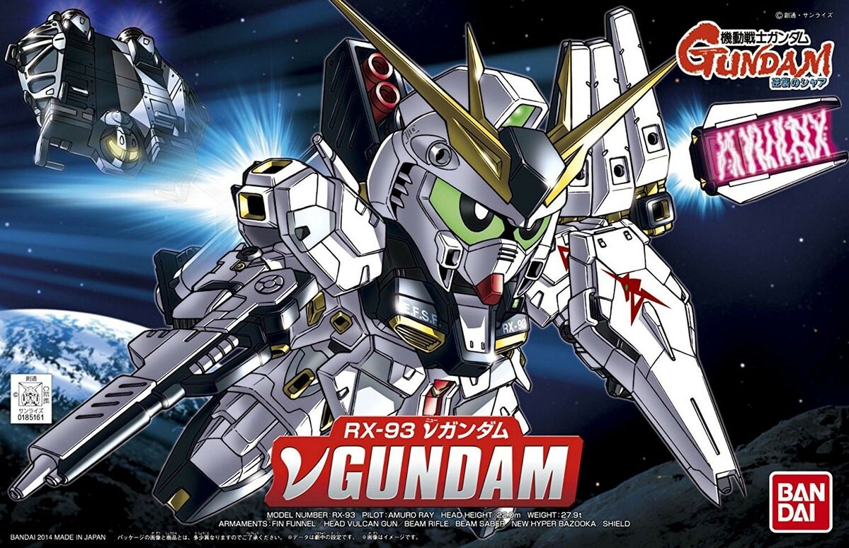 SD BB387 Rx-93 Nu Gundam