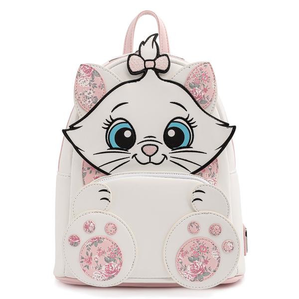 Disney Loungefly Mini Rygsæk - Marie Floral Footsy Backpack