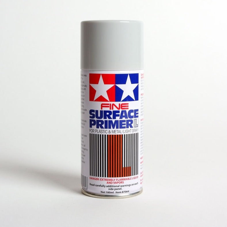 Tamiya - Fine Surface Primer Large Light Gray (180ml)