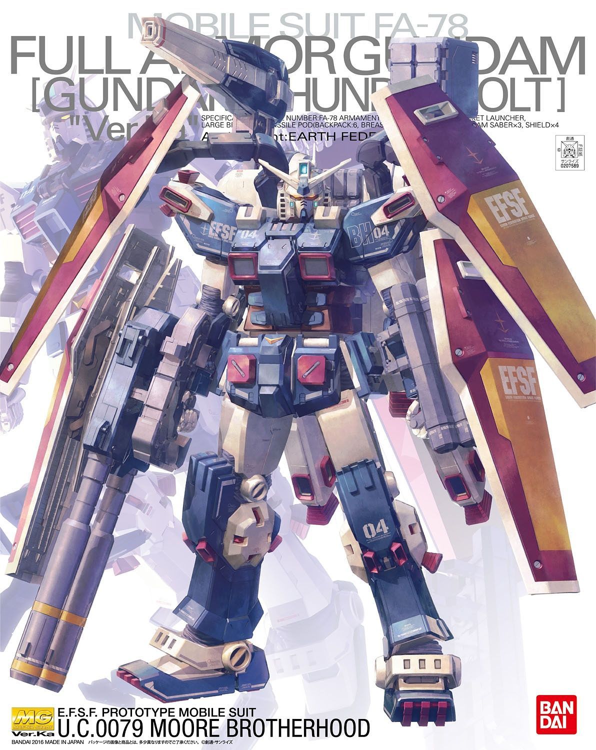 MG Gundam Full Armor Gundam Ver. Ka (Gundam Thunderbolt Ver.) 1/100 - gundam-store.dk