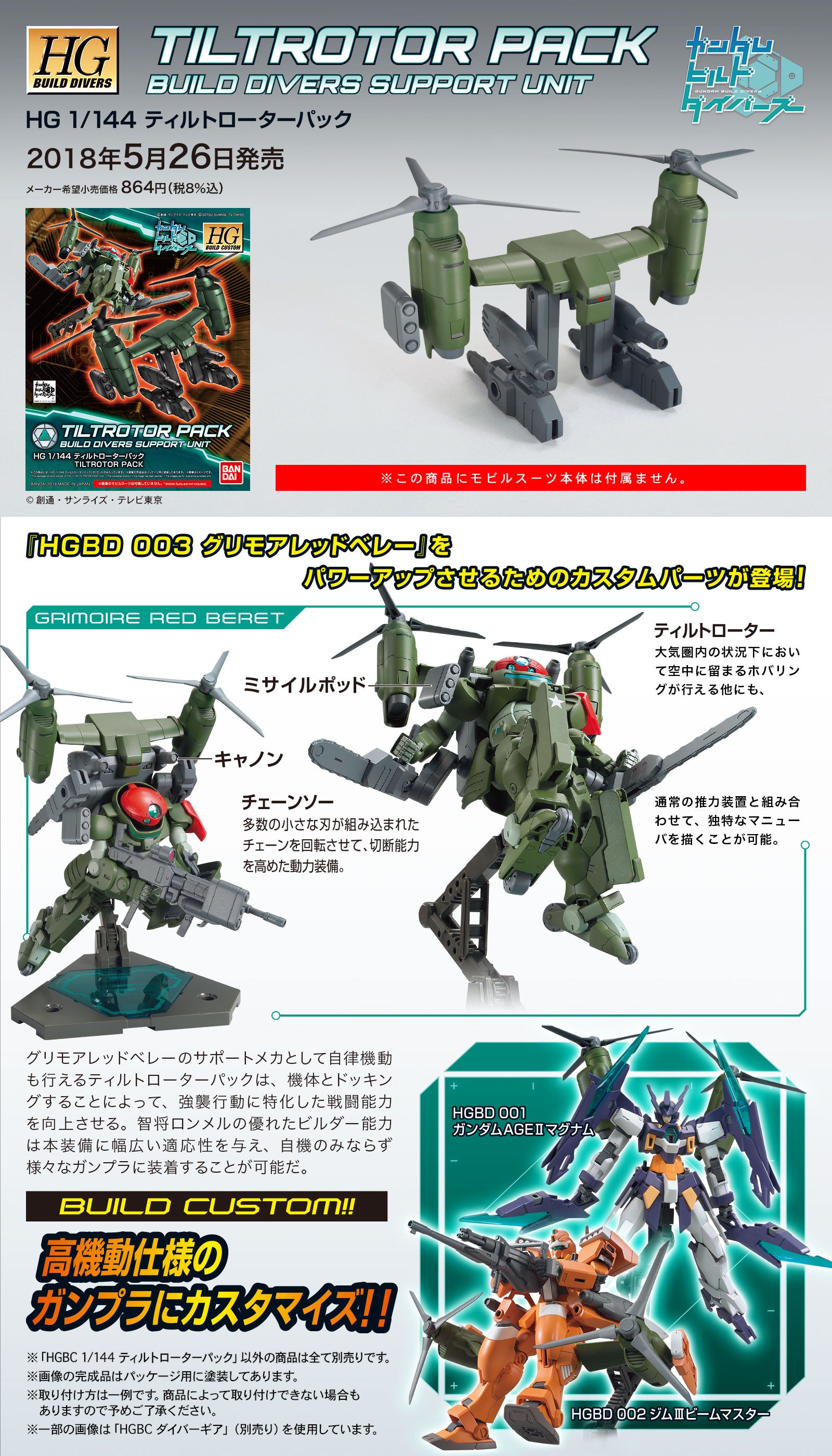 HG Tiltrotor Pack