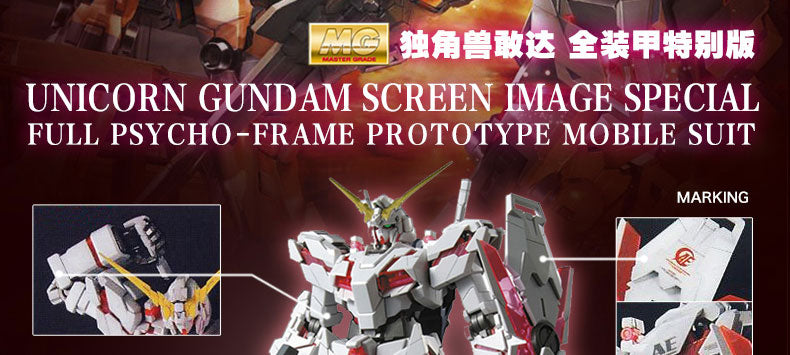 MG 1/100 UNICORN GUNDAM SCREEN IMAGE SPECIAL