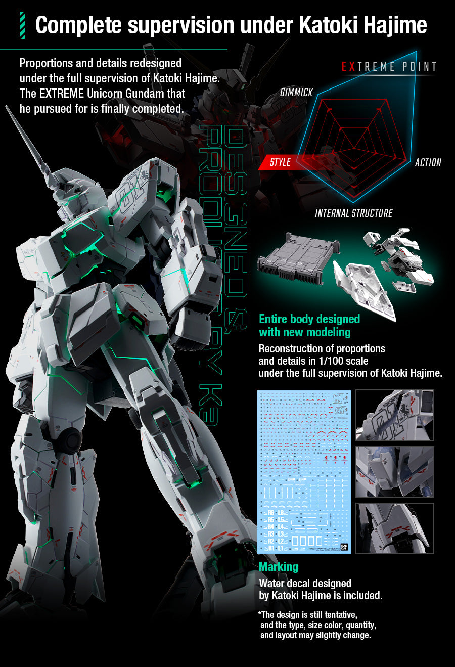 MGEX Gundam - RX-0 Unicorn Gundam Ver. Ka 1/100