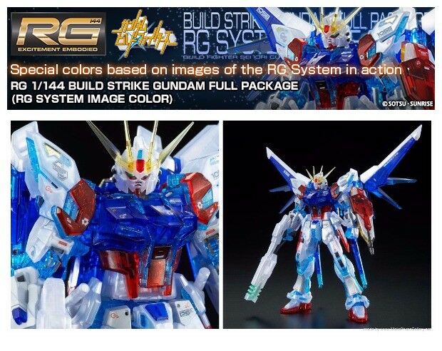 RG Gundam Build Strike Full Package Clear 1/144 *Premium Bandai* - gundam-store.dk