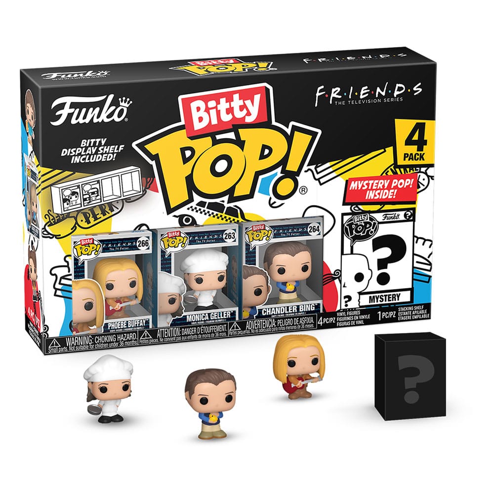 Friends Bitty POP! Vinyl Figure 4-Pack Phoebe 2,5 cm