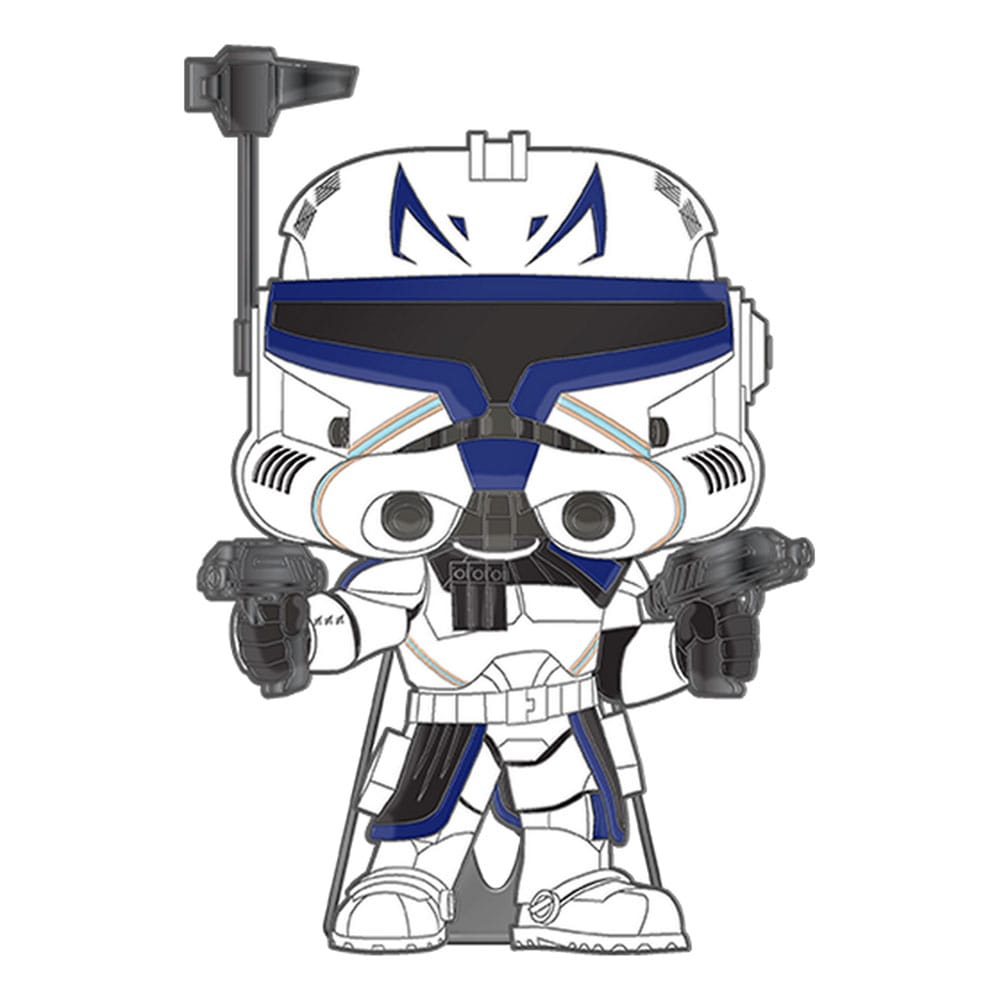 Star Wars Clone Wars Loungefly POP! Enamel Pin Captain Rex (Glow-in-the-Dark) 10 cm