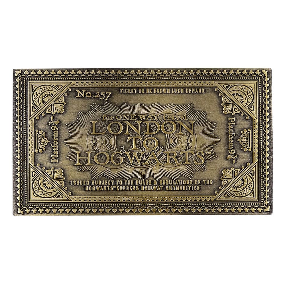 Harry Potter Replica Hogwarts Train Ticket Limited Edition