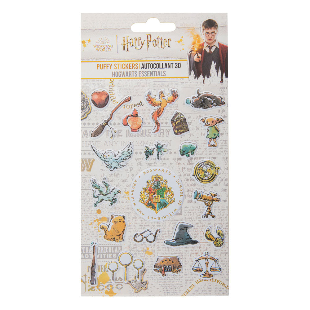 Harry Potter Puffy Sticker Hogwarts Essentials