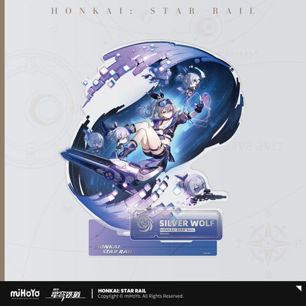 Honkai: Star Rail Acryl Figure: Silver Wolf 17 cm