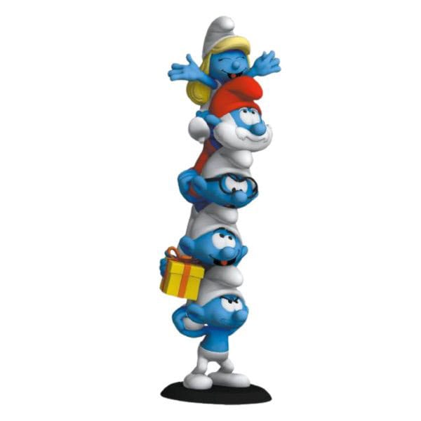 The Smurfs Resin Statue Smurfs Column Polychrome Edition 50 cm