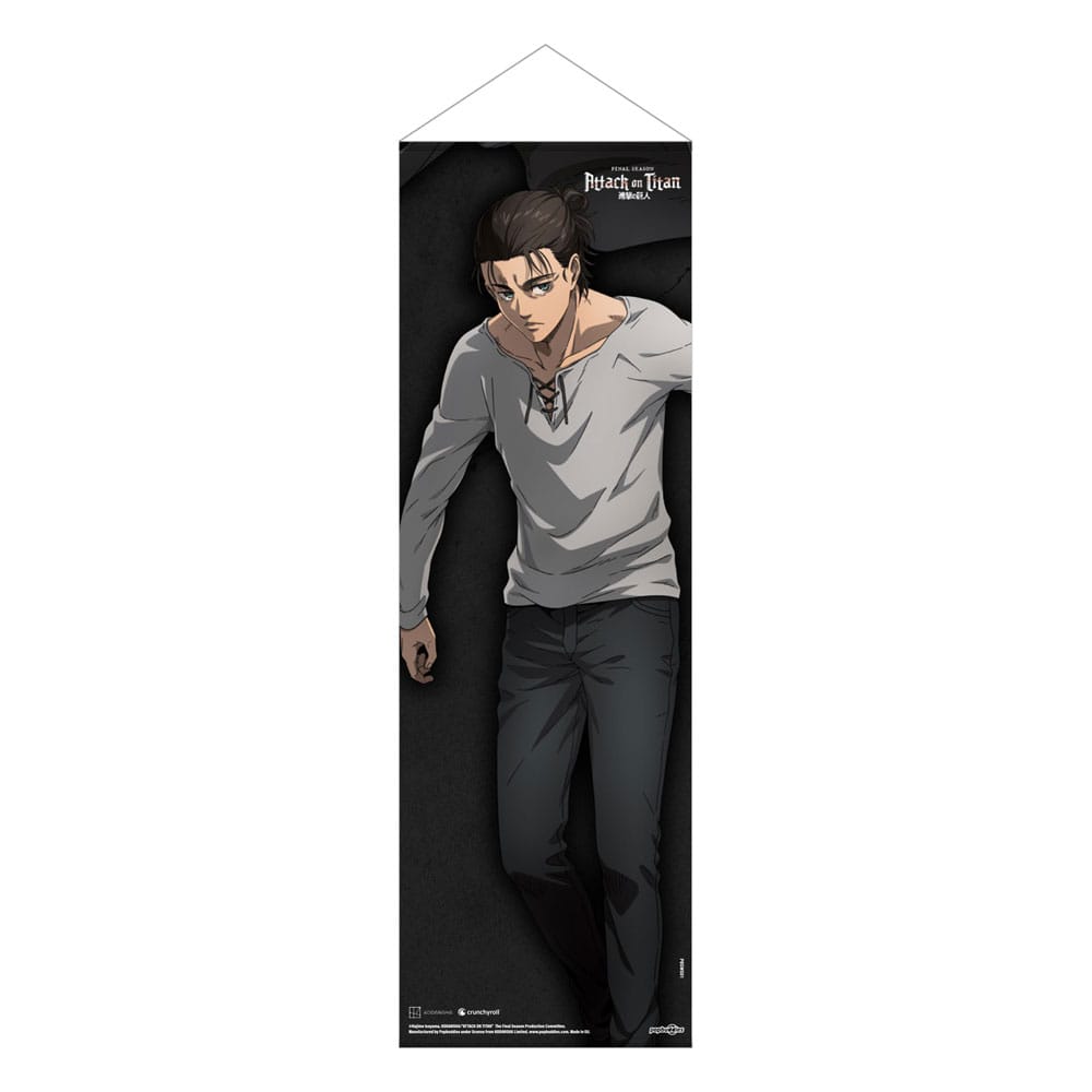 Attack on Titan Slim Wallscroll Eren Jaeger 30 x 90 cm