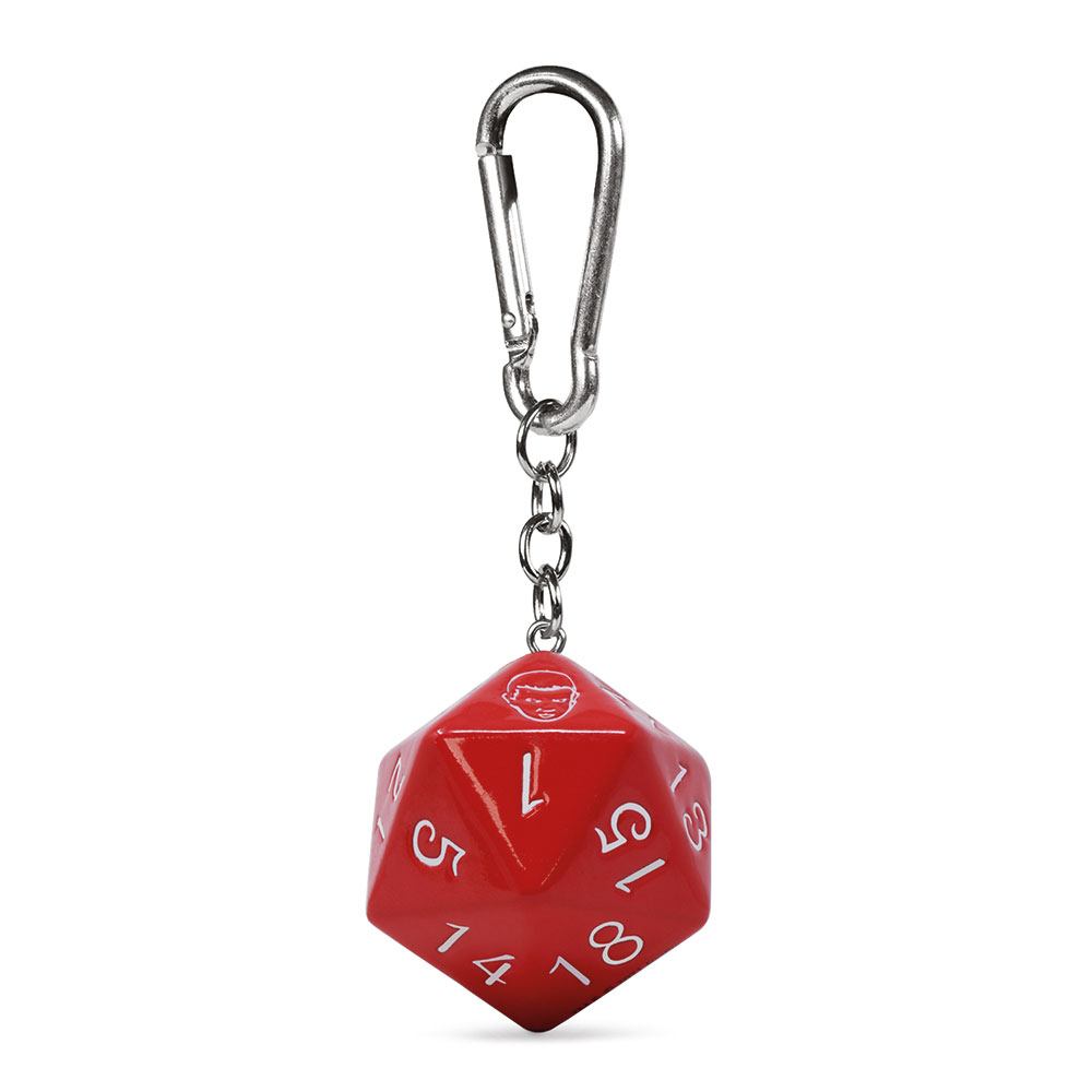 Stranger Things 3D Rubber Keychain D20 6 cm