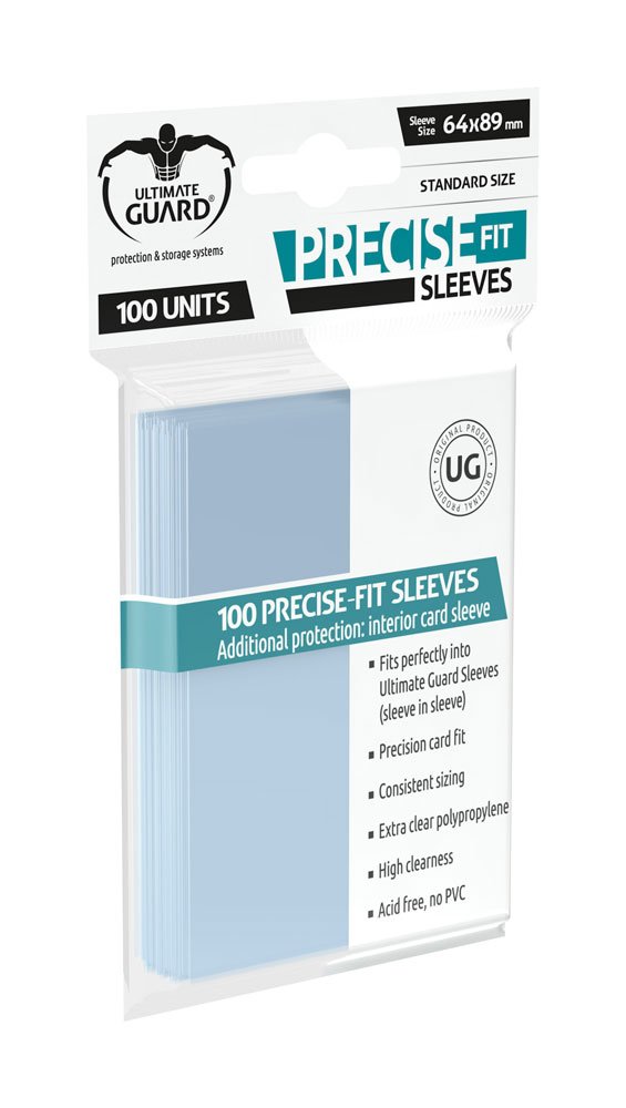 Ultimate Guard Precise-Fit Sleeves Standard Size Transparent (100)