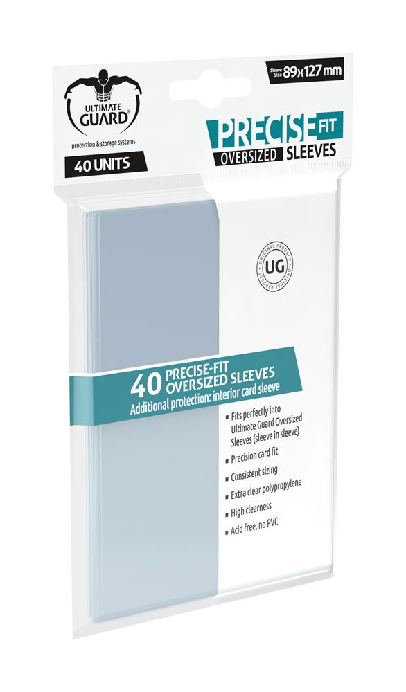 Ultimate Guard Precise-Fit Sleeves Oversized Transparent (40)